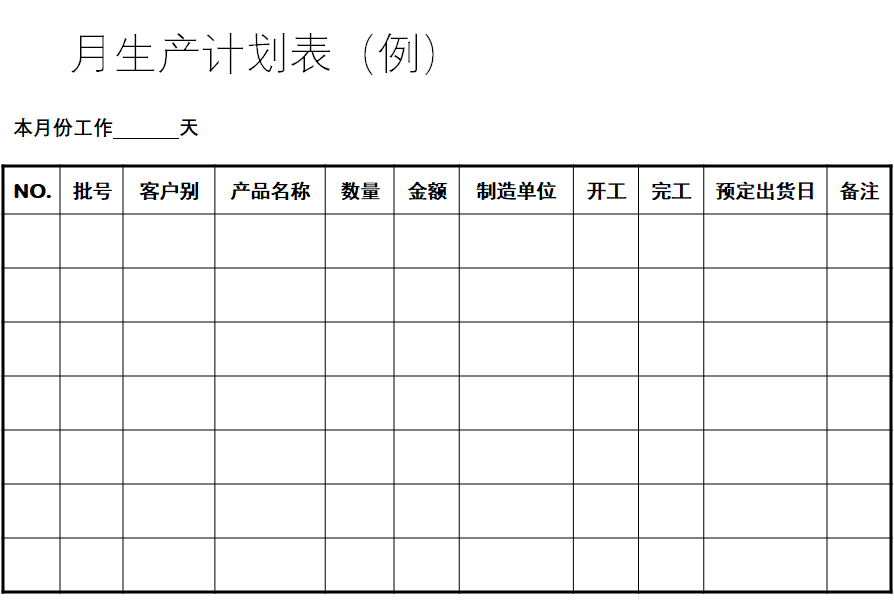 pmc生產計劃與物料控制