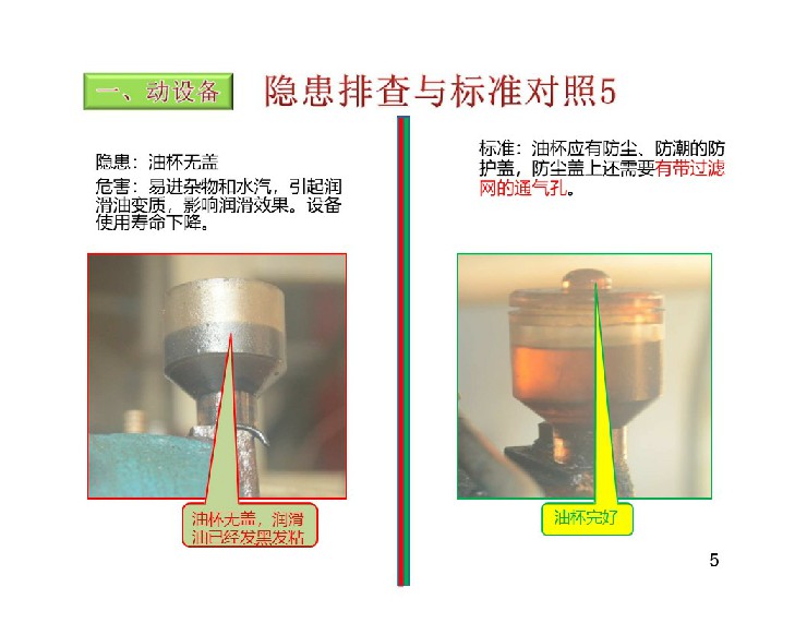 TPM設備隱患排查標準對照表6