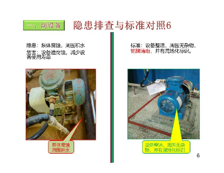 TPM設備隱患排查標準對照表7